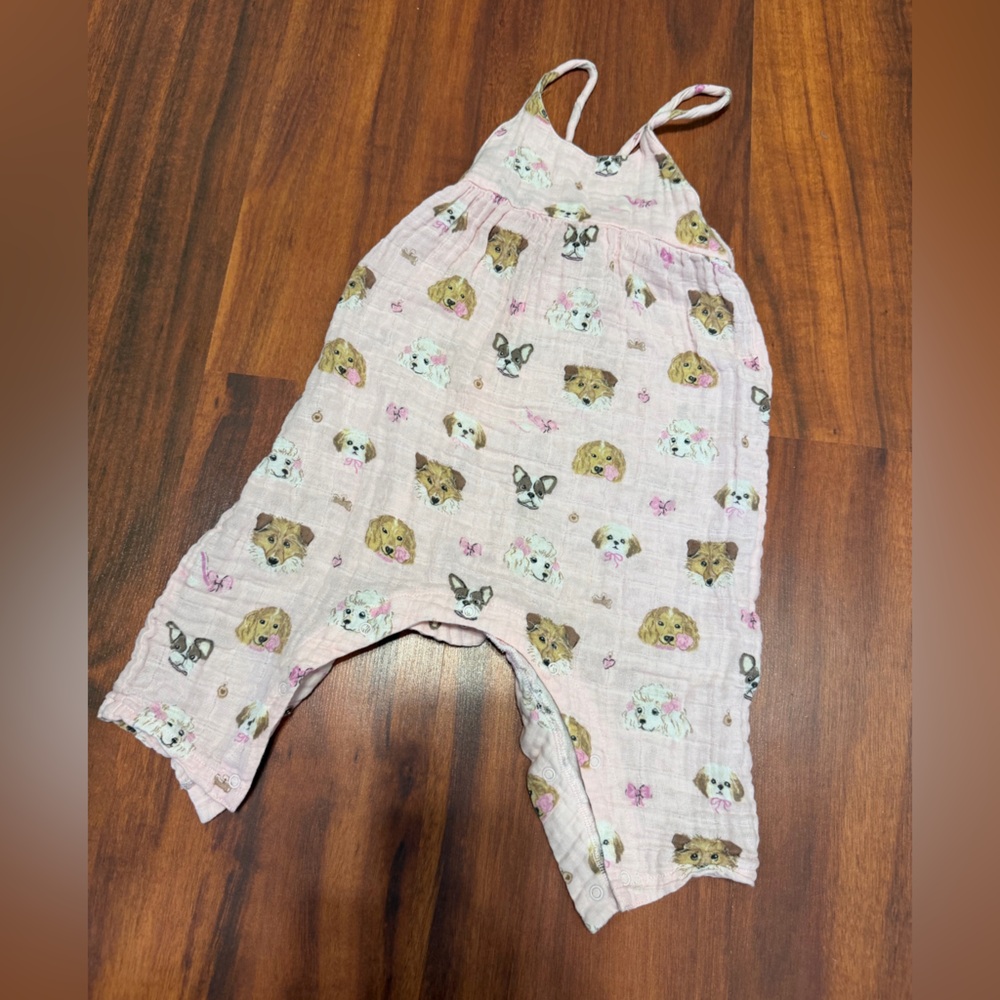 Angel Dear Pink Animal Print jumpsuit